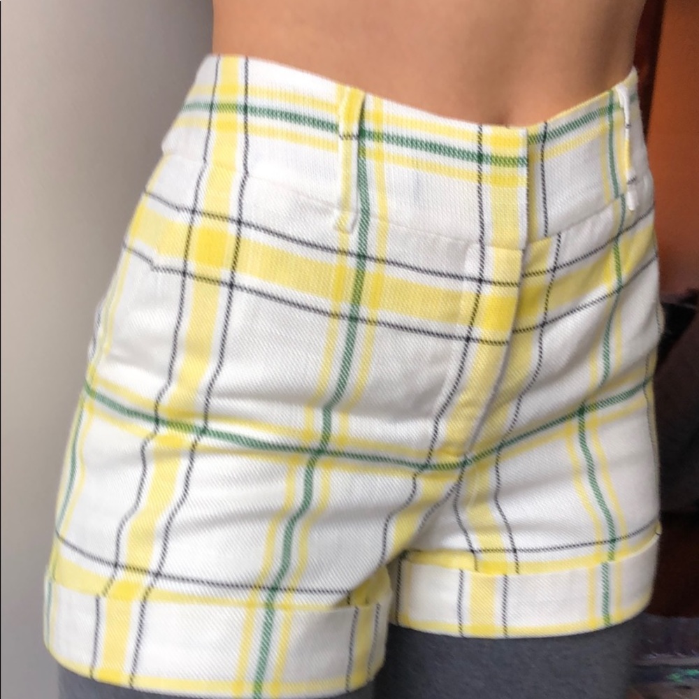 Veronica Beard Plaid Shorts